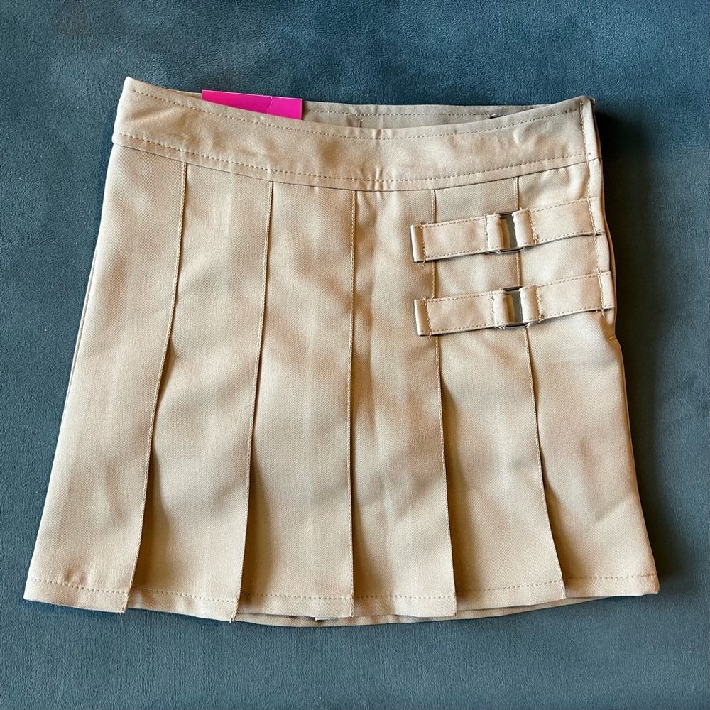 French Toast Girls Adjustable Waist Skirt Skort | Khaki | School Uniforms